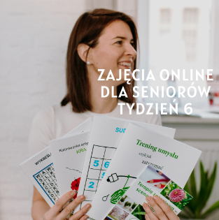 senior w domu, akcja dla seniorów, akcja senior w domu, zajęcia dla seniorów online, terapia seniorów, senior w domu akcja